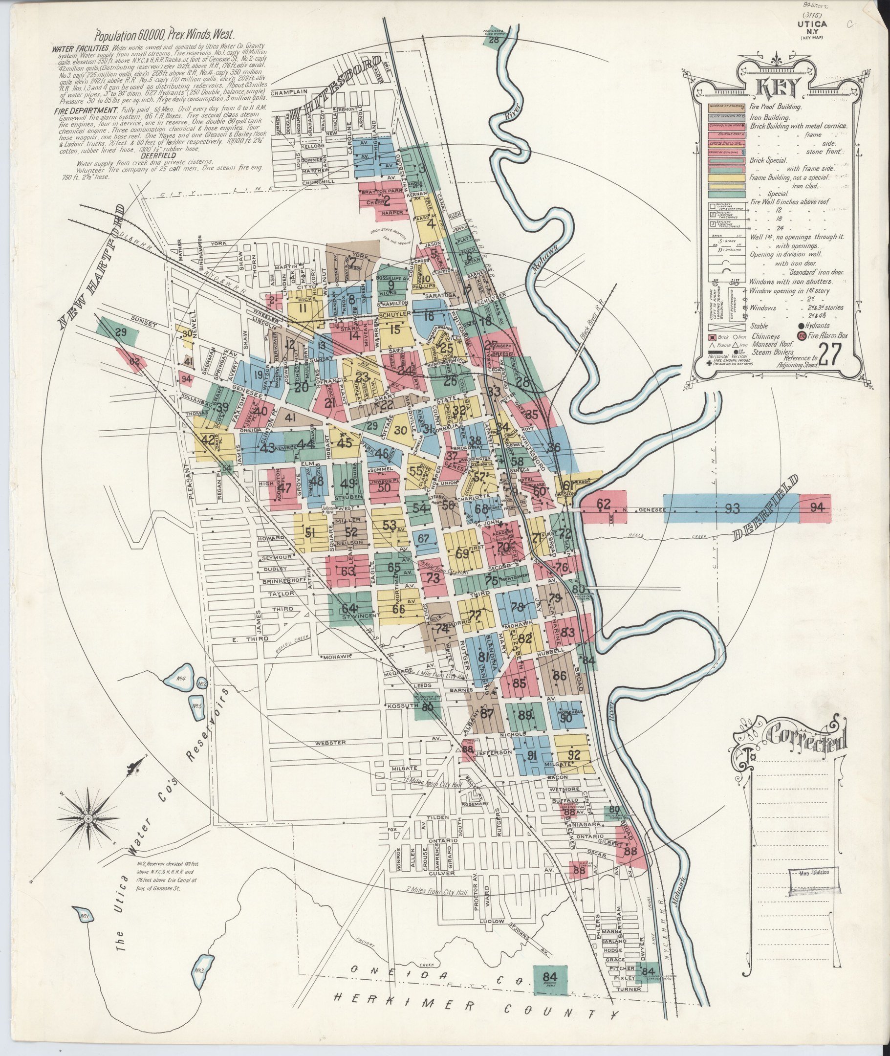 A map of New York City printed on paper, highlighting population density and marking Westchester County, with a population figure of 5,000,000,000.
