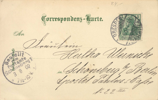 Alter Umschlag mit einer 5d-Marke, postgestempelt "Schweiz" in 1873, an die Schweiz adressiert, mit einer Illustration einer Frau.