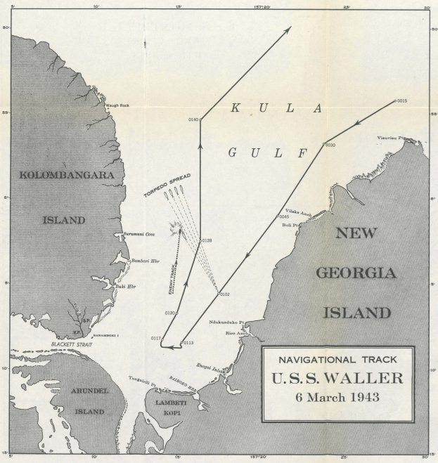Detailierte U.S.-Navy-Navigationskartendarstellung des Golfs von Mexiko, die Inseln, Gewässer und Bahnspezifikationen zeigt.